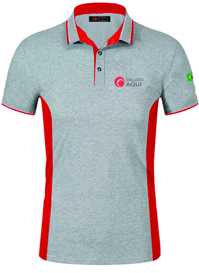 camisa polo bordada