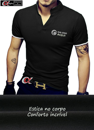 fazer camisa polo personalizada