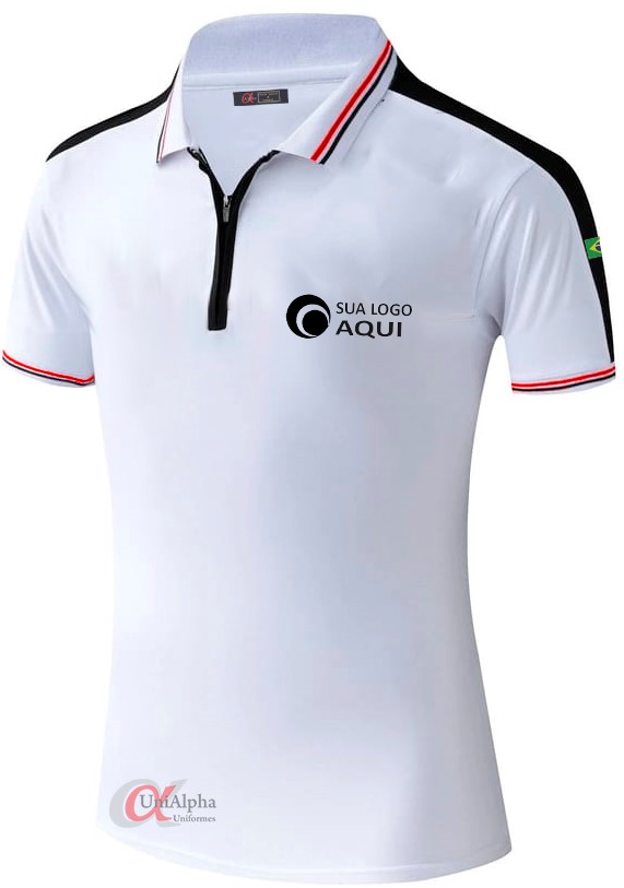 conjunto polos diversas cores padronização uniforme empresa Especialista em Uniformes